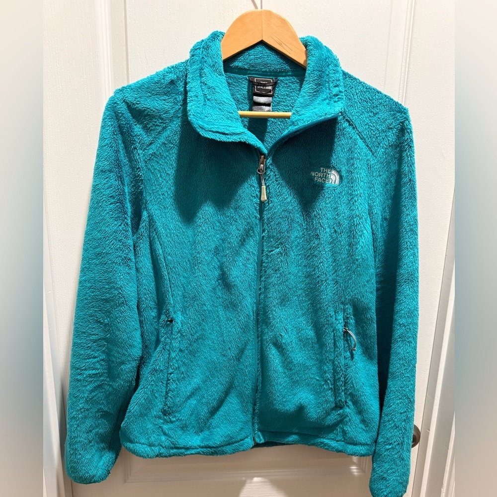 The North Face Women's Teal Fleece Jacket - Picture 3 of 5